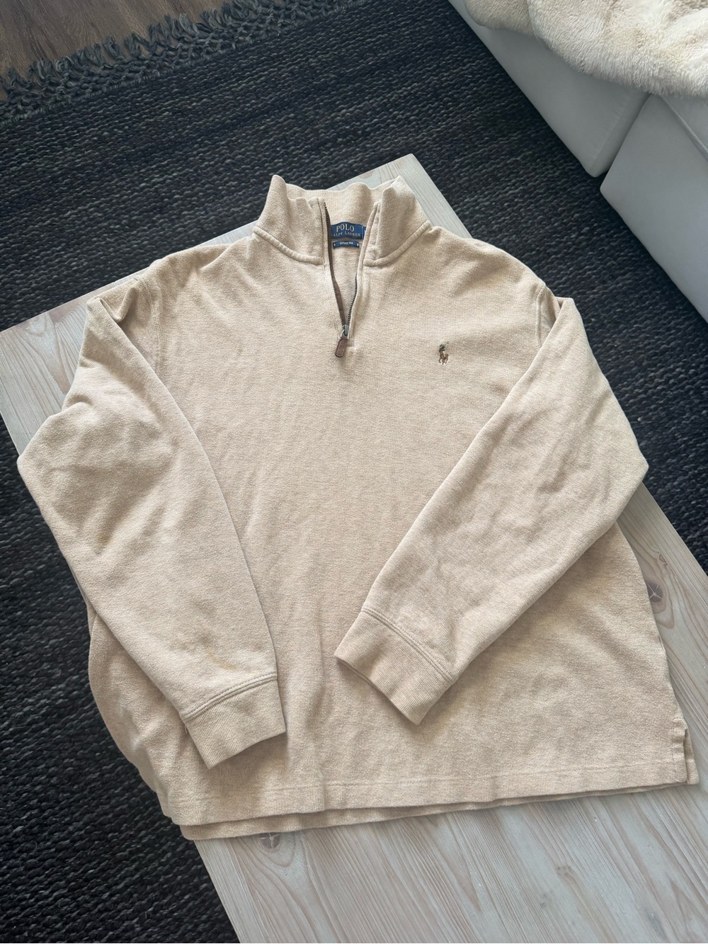 Polo Ralph Lauren Quarter Zip Pullover Sweater